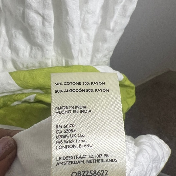 Anthropologie women’s dress MIDI Sz M CELANDINE SLEEVELESS SQUARE-NECK - Picture 12 of 13